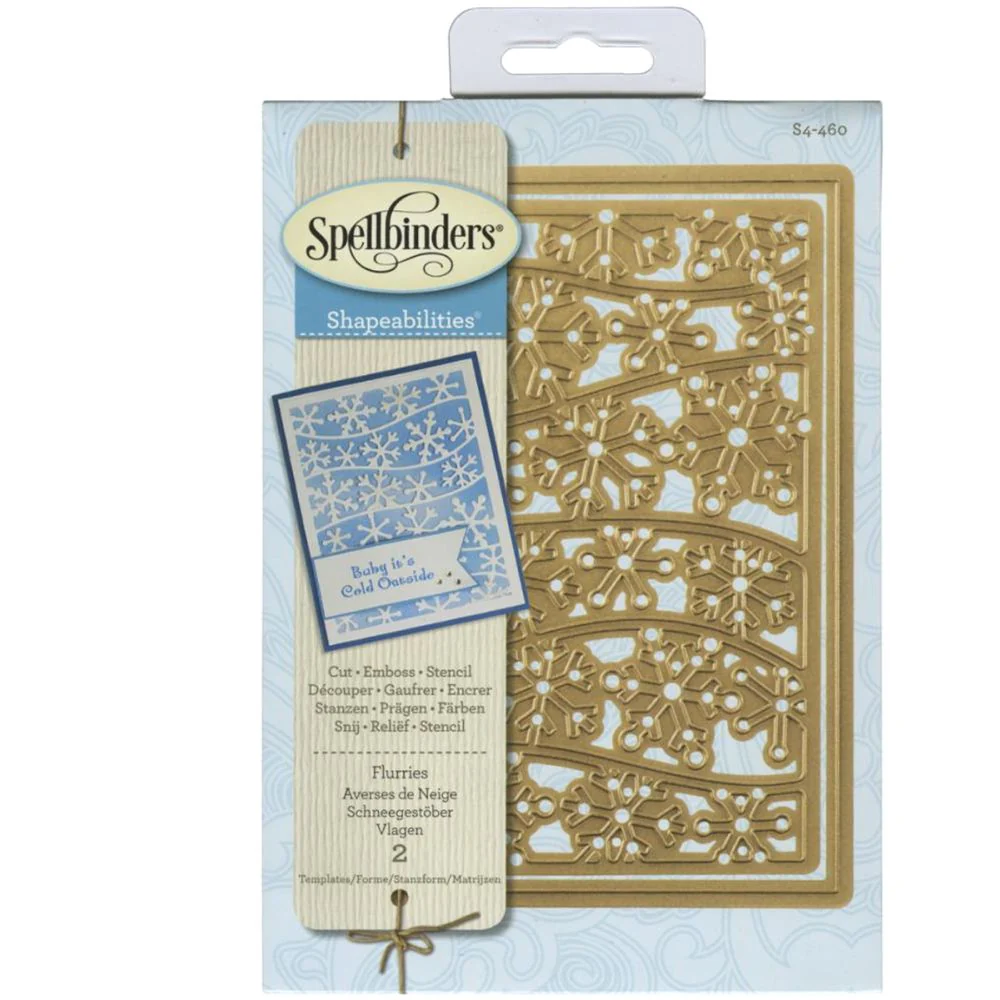 Shapeabilities Dies Flurries / Suajes de Corte Fondo de Copos - Imagen 2