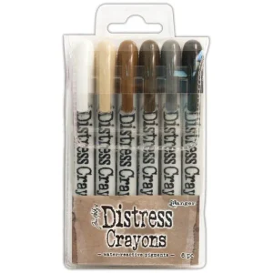 Tim Holtz Distress Crayons #3 / Crayones Reactivos al Agua