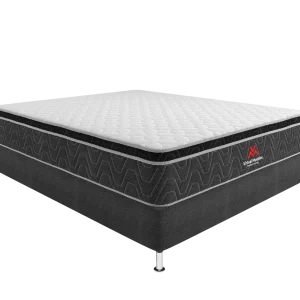 Combo Atlantis de cama y colchon queen para habitación