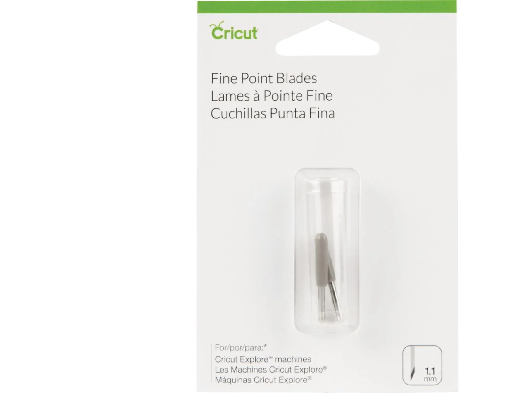 Cricut Fine Point Blades pack of 2 / Paquete de Cuchillas de Repuesto - Imagen 2