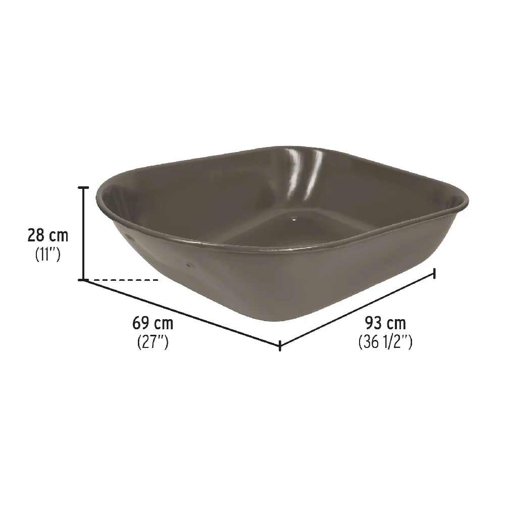Carretilla 5.5ft3 gris, neumática, bastidores madera, 20624 - Imagen 2