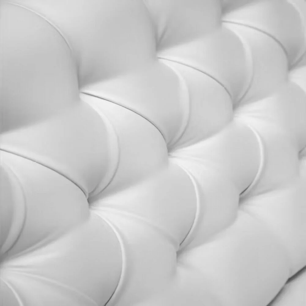 Cabecero King 200x60+55 Rombos Blanco Sintetico - Imagen 3