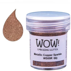 Metallic Copper Sparkle Embossing Powder / Polvo de Embossing Cobre Brilloso