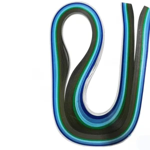 Quilling Paper Blue and Green Assortment / Tiras de Papel para Filigrana Azul y Verde