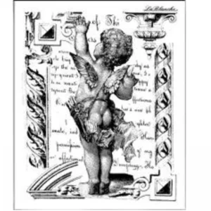 Angel Stamp / Sello de Goma de Ángel