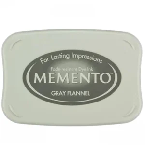 Gray Flannel Memento / Cojín de Tinta para Sellos Gris Oscuro