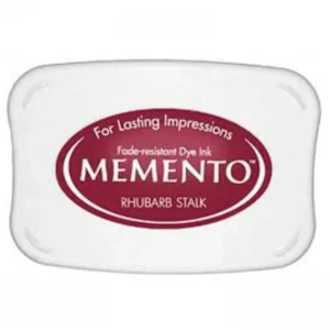 Rhubarb Stalk Memento / Cojín de Tinta para Sellos Rojo
