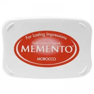 Morocco Memento / Cojín de Tinta para Sellos Naranja Oscuro