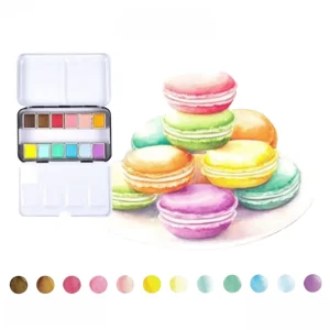 Watercolor Confections Pastel Dreams / Estuche de Acuarelas en Tonos Pasteles