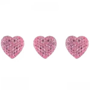 Hearts Glitter Brads / Chinches de Corazones Brillantes