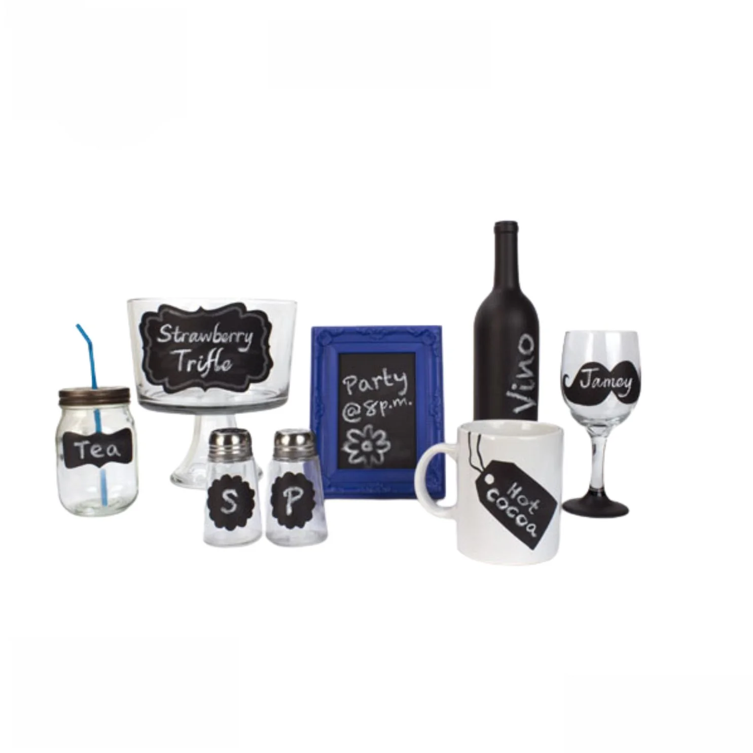 ChalkBoard Paint for Glass / Pintura Tipo Pizarra para Vidrio - Imagen 3