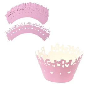Cubre Panqués para Niña / Baby Girl Cupcake Wrappers