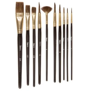 Studio 71 Natural Brush Set / Pinceles de Cerdas Naturales