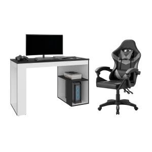 Combo Gamer Queen, incluye Escritorio y Silla Gamer