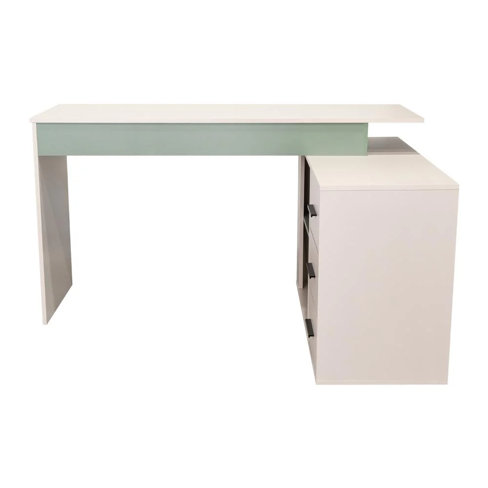 Escritorio en L Up, Carpi y Agave, cuenta con un amplio especio de trabajo - Imagen 5