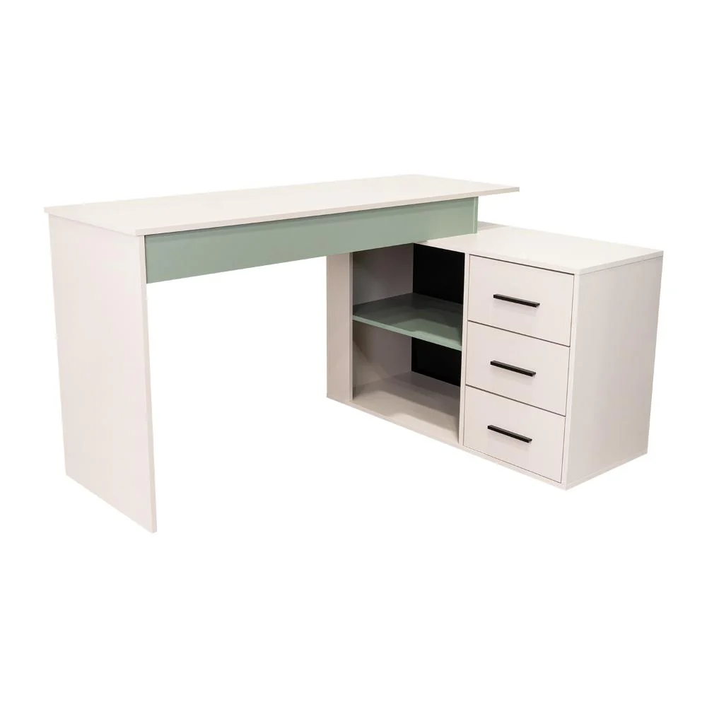 Escritorio en L Up, Carpi y Agave, cuenta con un amplio especio de trabajo - Imagen 7