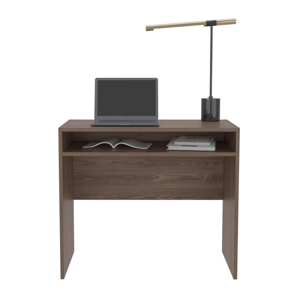Escritorio Estelar, Chocolate, cuenta con un entrepaño - Imagen 2