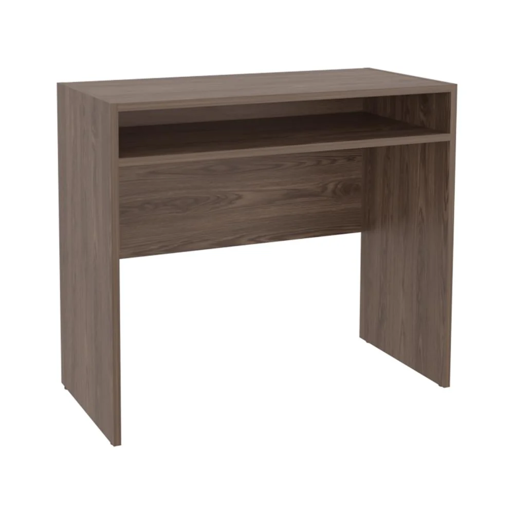 Escritorio Estelar, Chocolate, cuenta con un entrepaño - Imagen 4