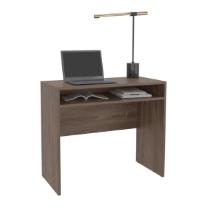 Escritorio Estelar, Chocolate, cuenta con un entrepaño