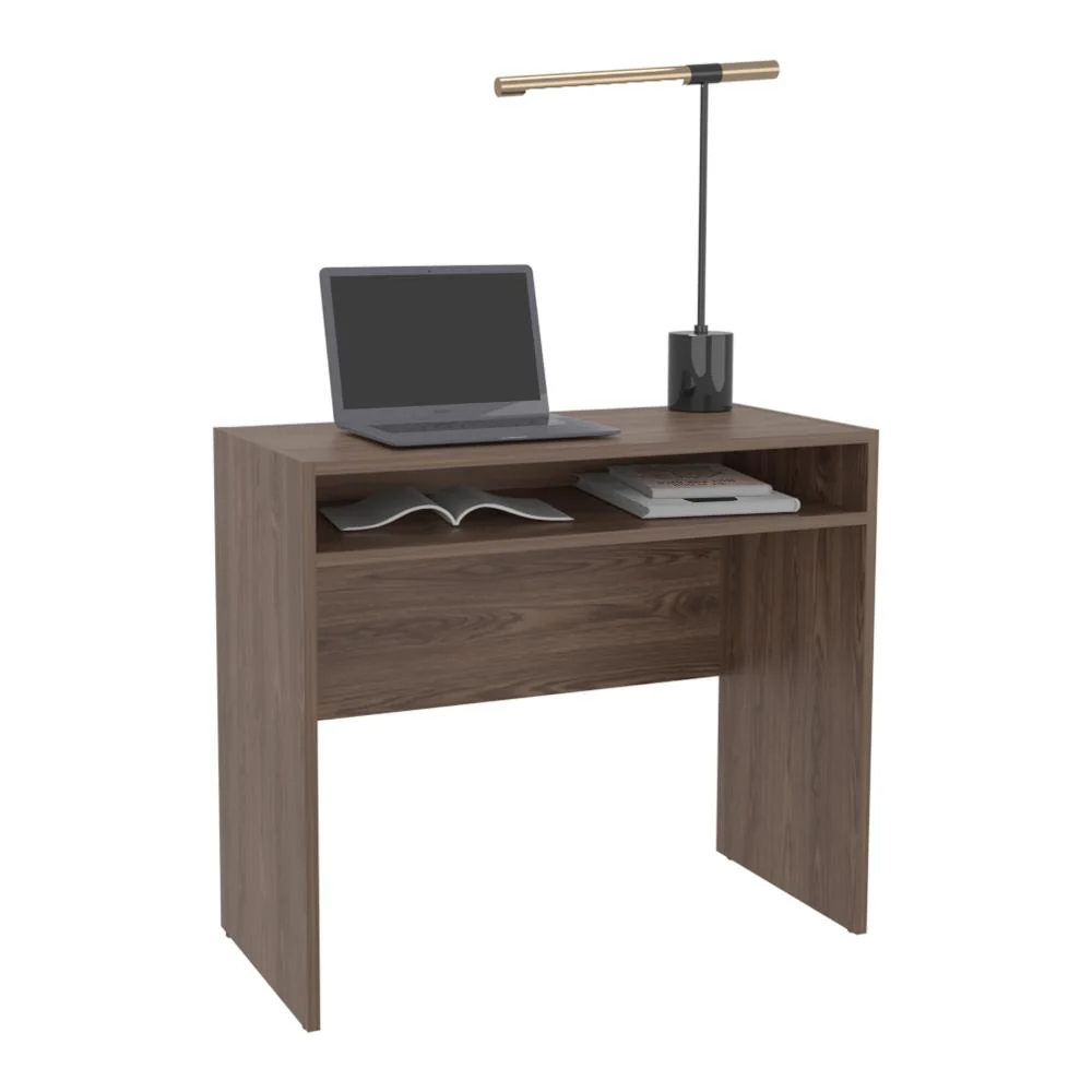 Escritorio Estelar, Chocolate, cuenta con un entrepaño