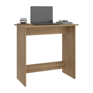 Escritorio Ben Eco, Fresno Europeo, con superficie para objetos decorativos ZF