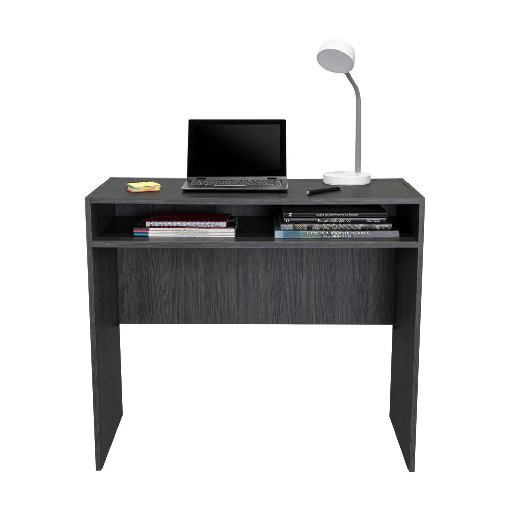 Escritorio Estelar, Roble Gris, Cuenta con un entrepaño - Imagen 2