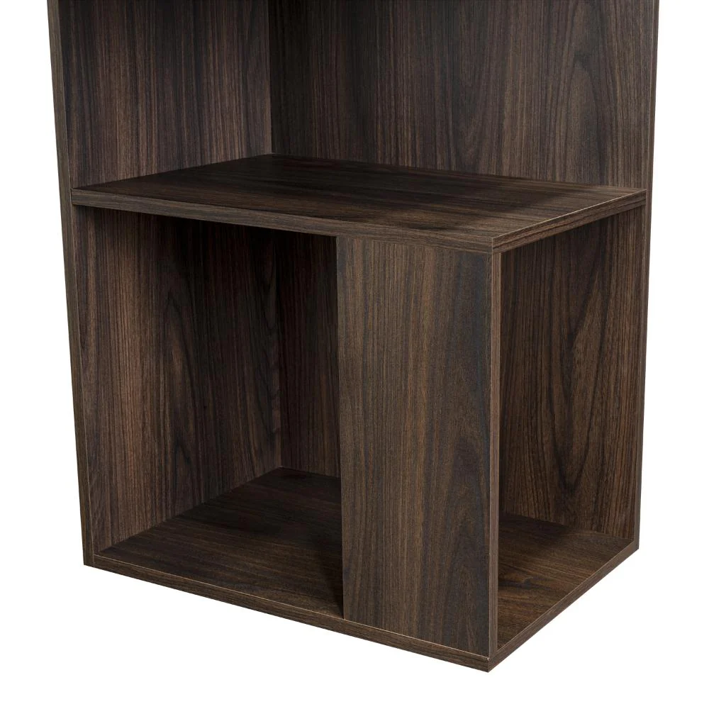 Escritorio Cuera, Nogal Europeo, con pasacables para articulos electronicos - Imagen 7