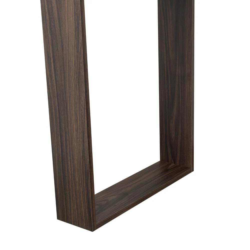 Escritorio Cuera, Nogal Europeo, con pasacables para articulos electronicos - Imagen 8