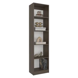 Biblioteca Home Eco, Milan y Blanco Duqueza, con Cinco Entrepaños