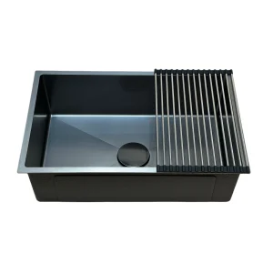 Lavaplatos Enzo 70x45x22 Acero 304 Nano Black