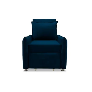 Silla Napoli Multifuncional Reclinable Azul Petróleo
