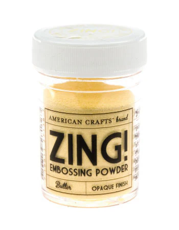 Zing Butter Embossing Powder / Polvos de Realce Mantequilla