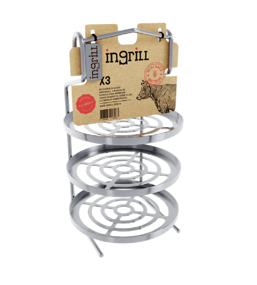 Rack de Hamburguesas para Barril Ahumador Mini
