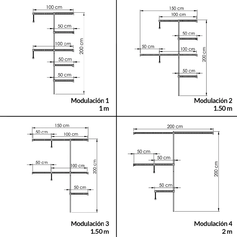 Classic closet plastificado negro - Imagen 5