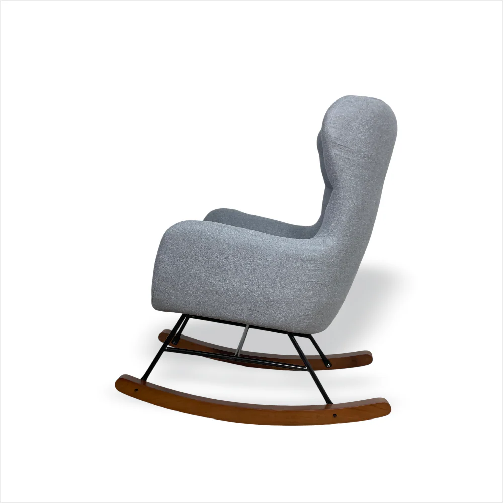 Silla Mecedora Gris - Imagen 4