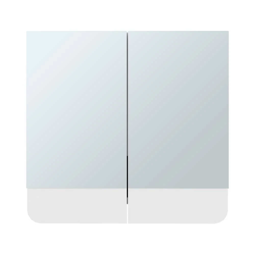 Gabinete de Baño Alondra, Kronos Blanco, con Dos Puerta Batibles y Dos Espejos ZF - Imagen 4