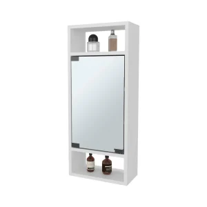 Gabinete de Baño Uros, Blanco Duqueza, con compartimentos para ubicar objetos ZF