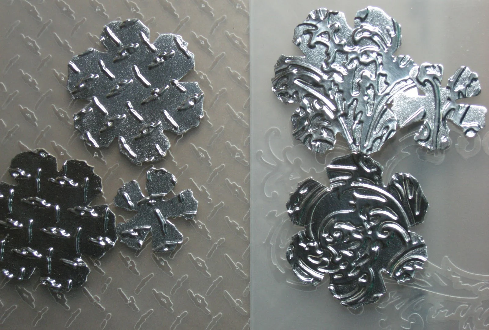 Glitter Silver Fab Foil / Foil Plateado Holográfico - Imagen 2