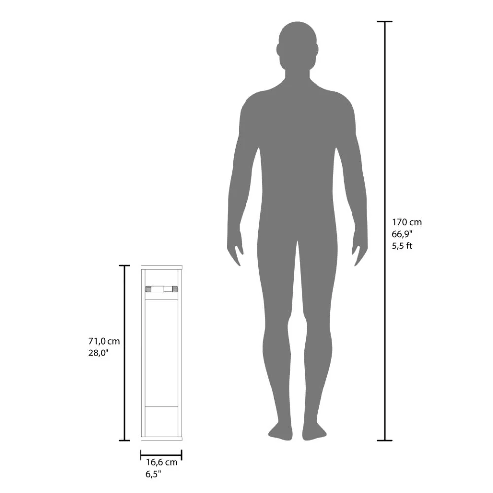 Organizador de Papel Balí, Wengue, para Cuatro Rollos ZF - Imagen 6