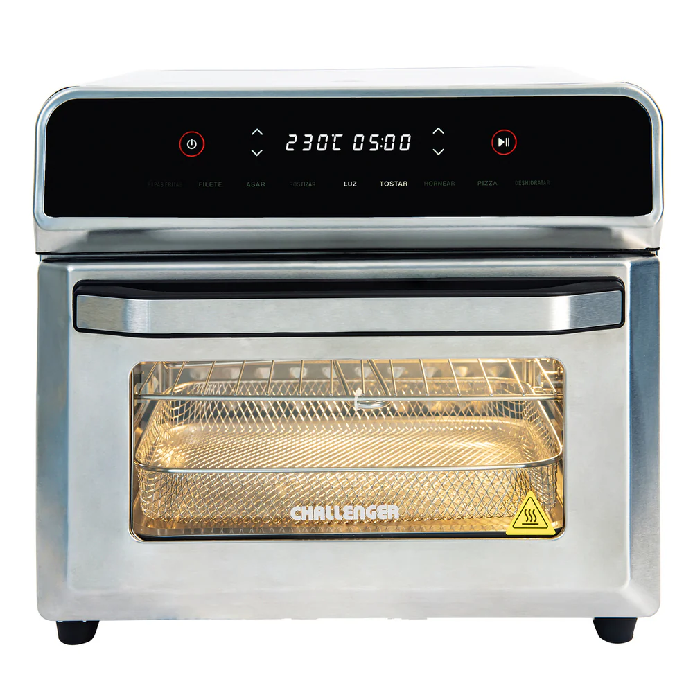 Horno Freidor de Aire con panel Digital 23L Challenger, Color Gris - Imagen 7