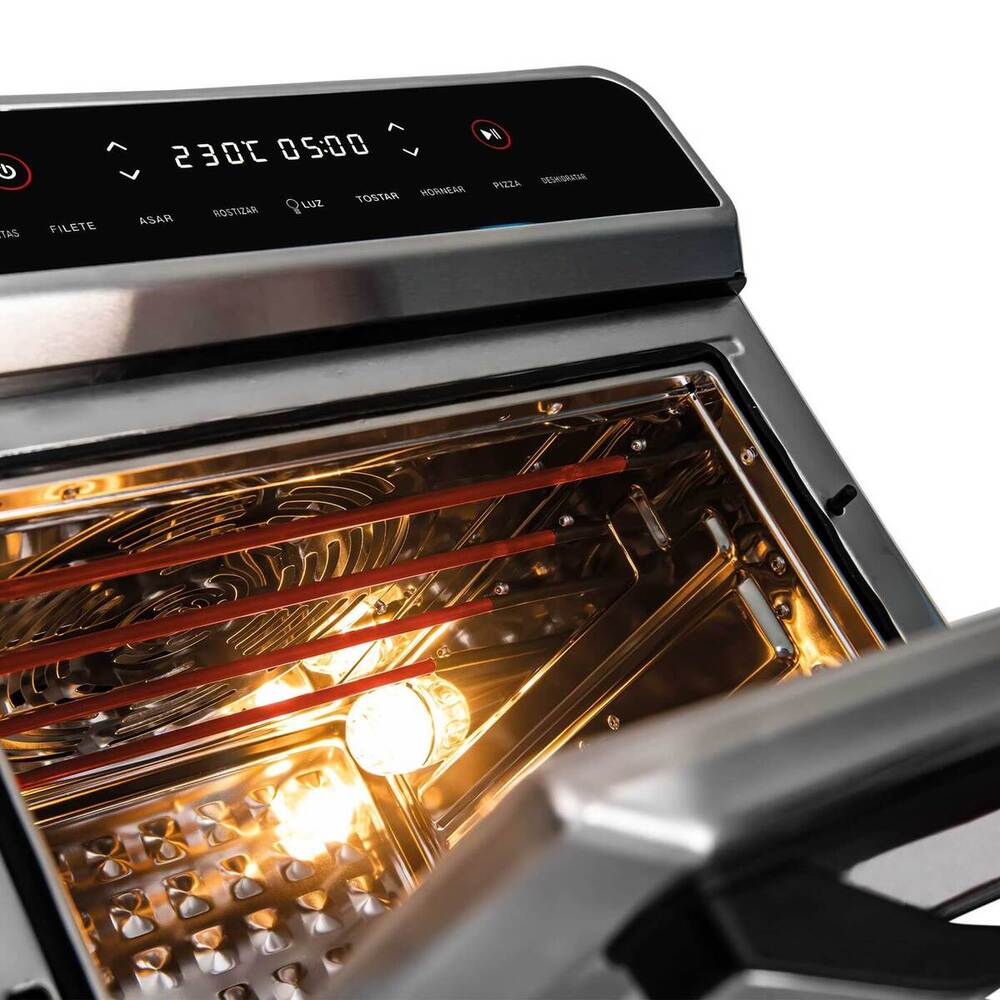 Horno Freidor de Aire con panel Digital 23L Challenger, Color Gris - Imagen 5