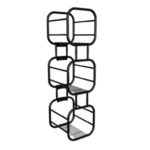 Estanteria 3 niveles delux pintado negro