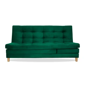 Sofa Cama Kalin Cinco Posiciones Verde Mas Cojines