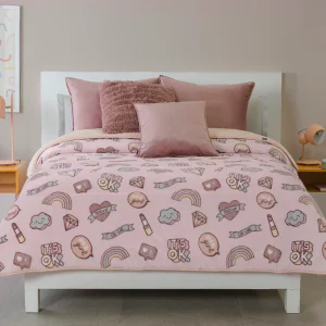 Cobija Invernal Fun, para cama Sencilla y Doble, de 180x220 cm