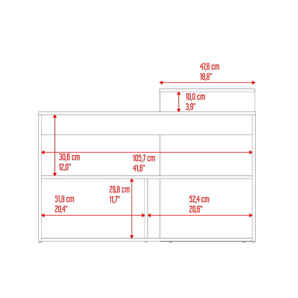 Escritorio Axis Eco, Wengue, con amplio espacio de trabajo - Imagen 8