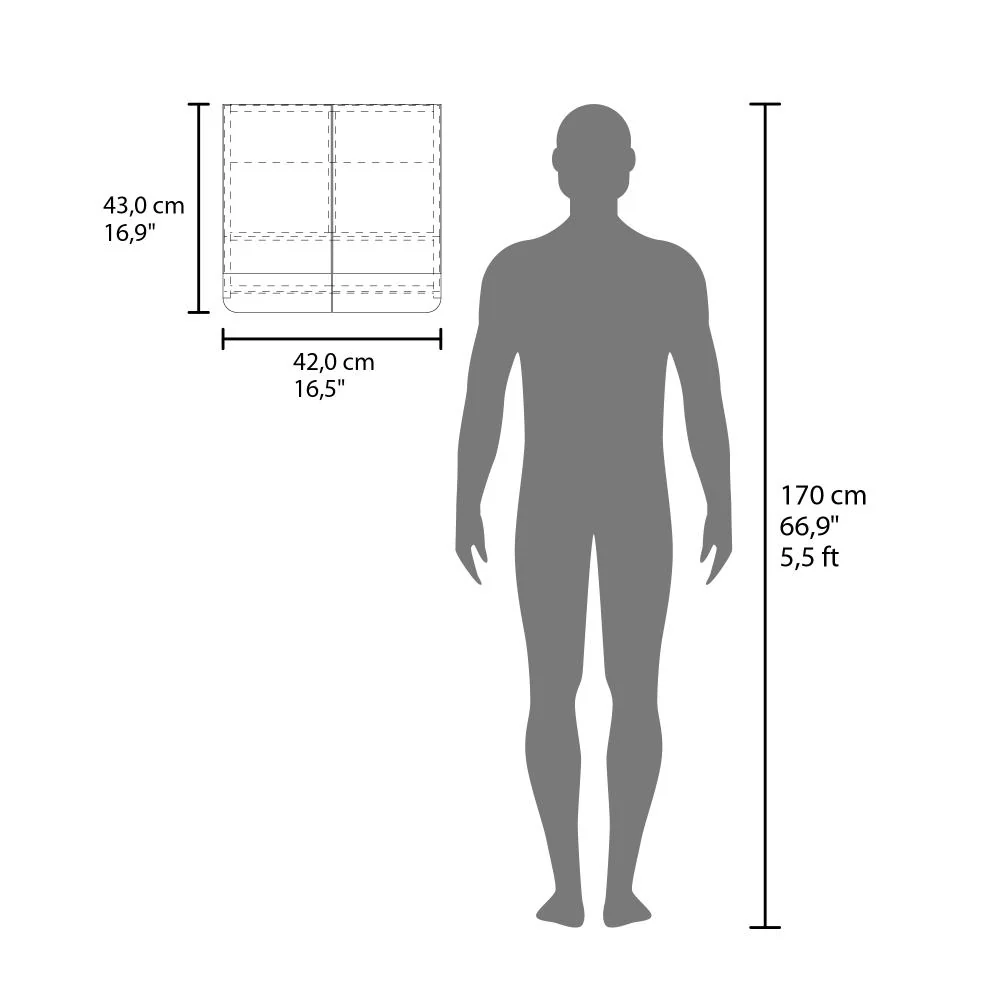 Gabinete de Baño Alondra, Kronos Blanco, con Dos Puerta Batibles y Dos Espejos ZF - Imagen 8