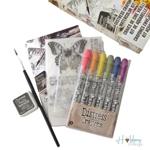 Tim Holtz Distress Watercolor Kit / kit de Crayones Acuarelables