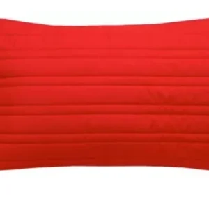 Funda de Almohada Basic Rojo para cama King, de 94x46 cm