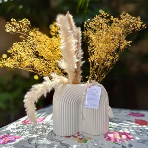 Florero Imperial Blanco en cerámica