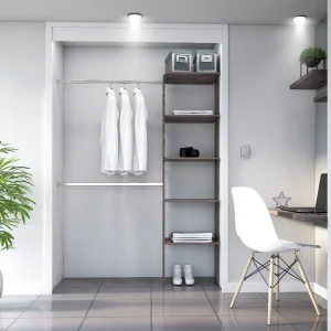 Closet Esencial 5 Entrepaños 149x190cm, Chocolate